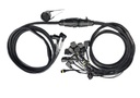 CHICOTE DAS VÁLVULAS PULVERIZAÇÃO DE 4 A 9 VIAS - ( 6 E 11 METROS ) - AGRES - CONECTOR CIRCULAR